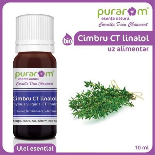 ULEI ESENTIAL DE CIMBRU CU LINALOL BIO
